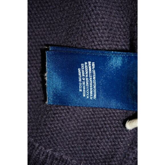 Polo Ralph Lauren Kids Full Zip Knit Sweater Jacket Size 6 Black Red Pony Logo - Picture 5 of 5